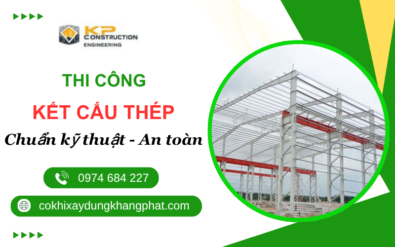 thi công kết cấu thép nhà xưởng