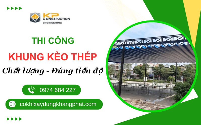 thi công khung kèo thép
